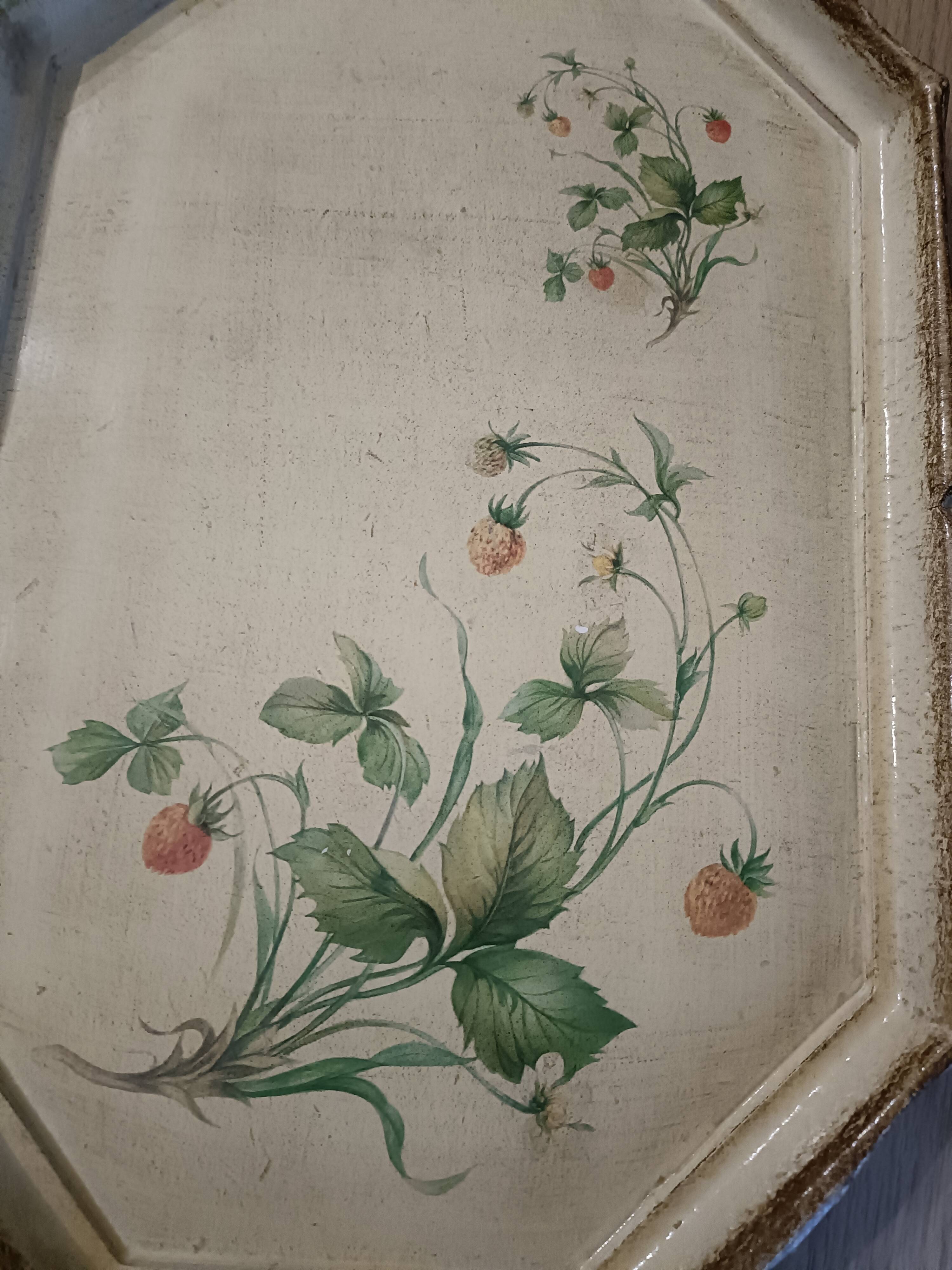 Vintage papier mache tray