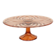 Pink and Orange Art Deco Cake Platter / Pastry Dish VSL 33cm