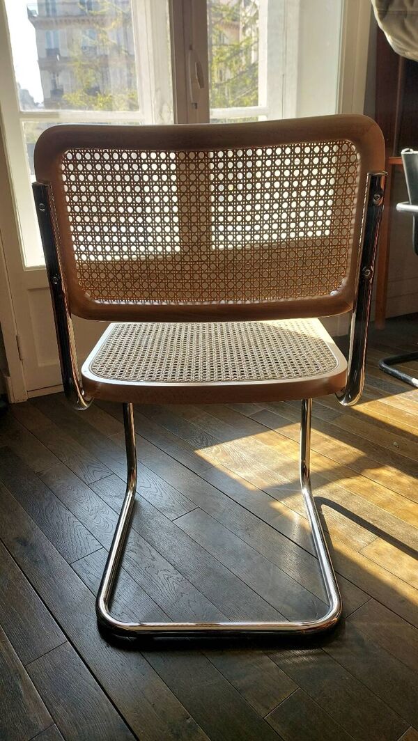 Chaise vintage Cesca B32 par Marcel Breuer - Made in Italy