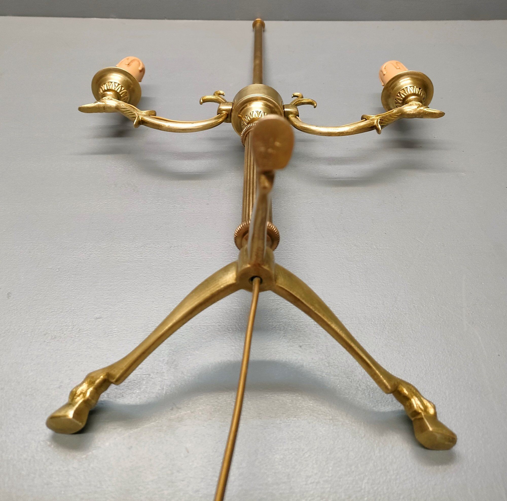 Napoleon III style zoomorphic lamp foot