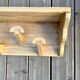 Porte manteau mural en bois