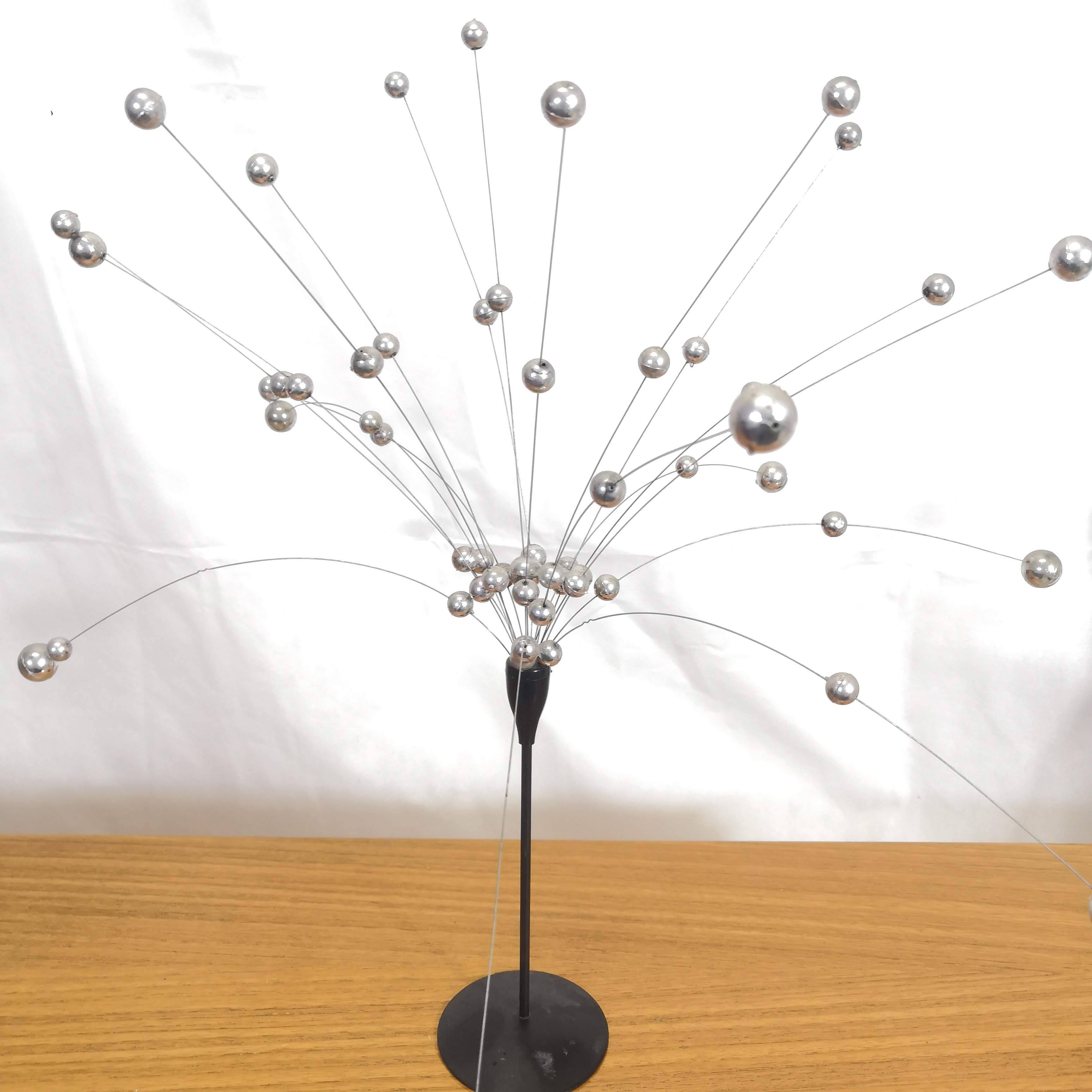 Vintage silver table mobile