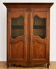 Large antique display cabinet with two doors – wood – detailed sc