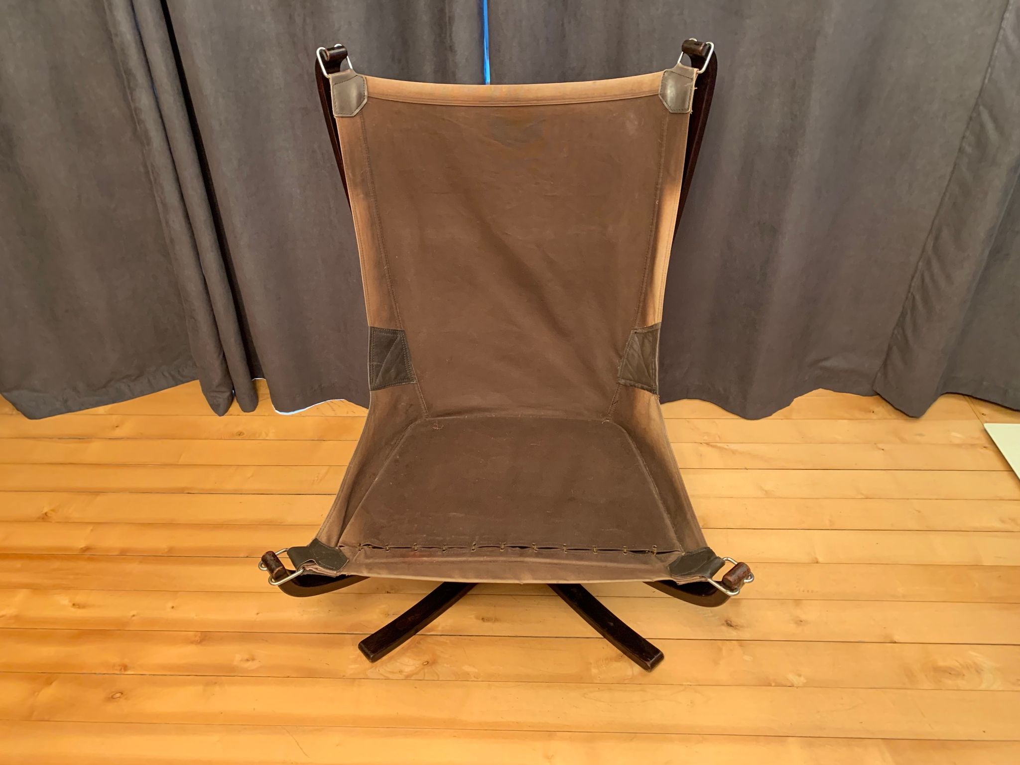 Falcon armchair designed by Sigurd Ressell, Vatne Möbler, Norway, 1970s