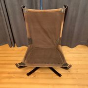 Falcon armchair designed by Sigurd Ressell, Vatne Möbler, Norway, 1970s