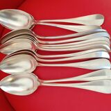 12 silver-plated spoons. classic model.