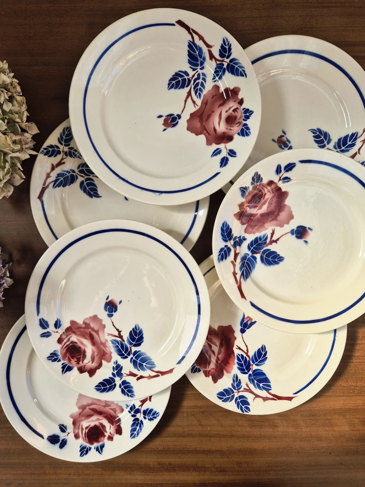 Vintage Luneville plates