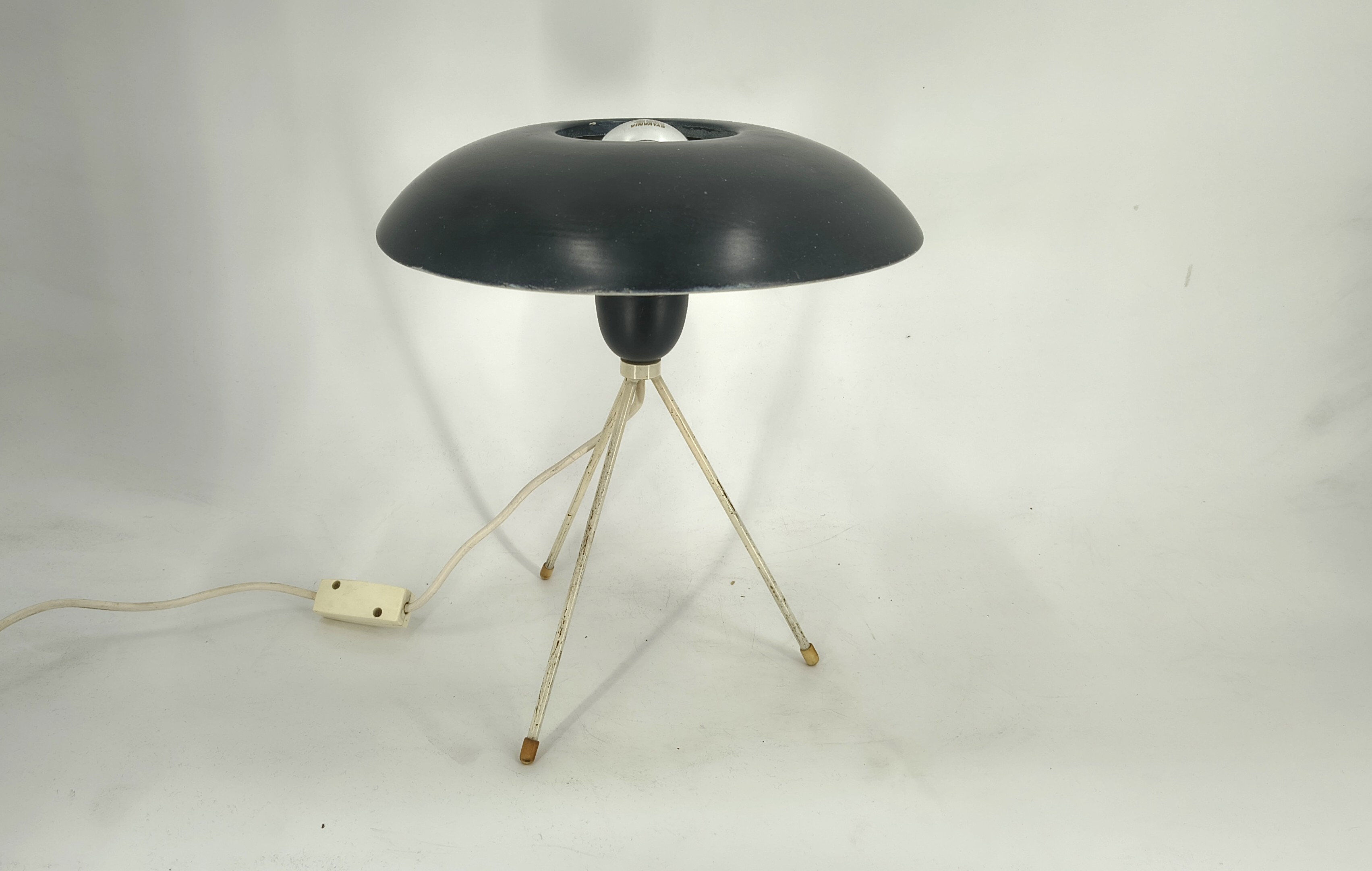 Very rare desk lamp by Louis Kalff for Philips, 1950s