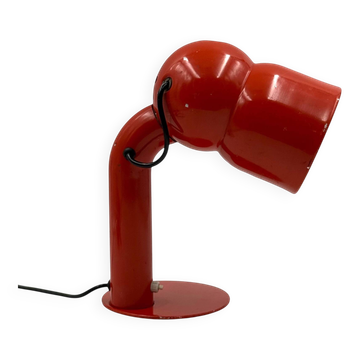Elio Martinelli, mod. 2135 Robot red table lamp, Martinelli Luce Italy 1966