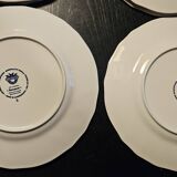 Set of 11 Villeroy and Boch Bouquet model dessert plates