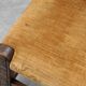 19th Century Spanish Hand-Carved oak Side Chair with Velour Seat