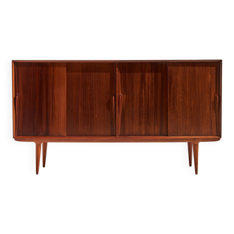 Model 19 teak highboard by gunni omann for omann jun møbelfabrik (mk10397)