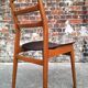 Set of 4 Casala chairs, vintage Scandinavian design seats.