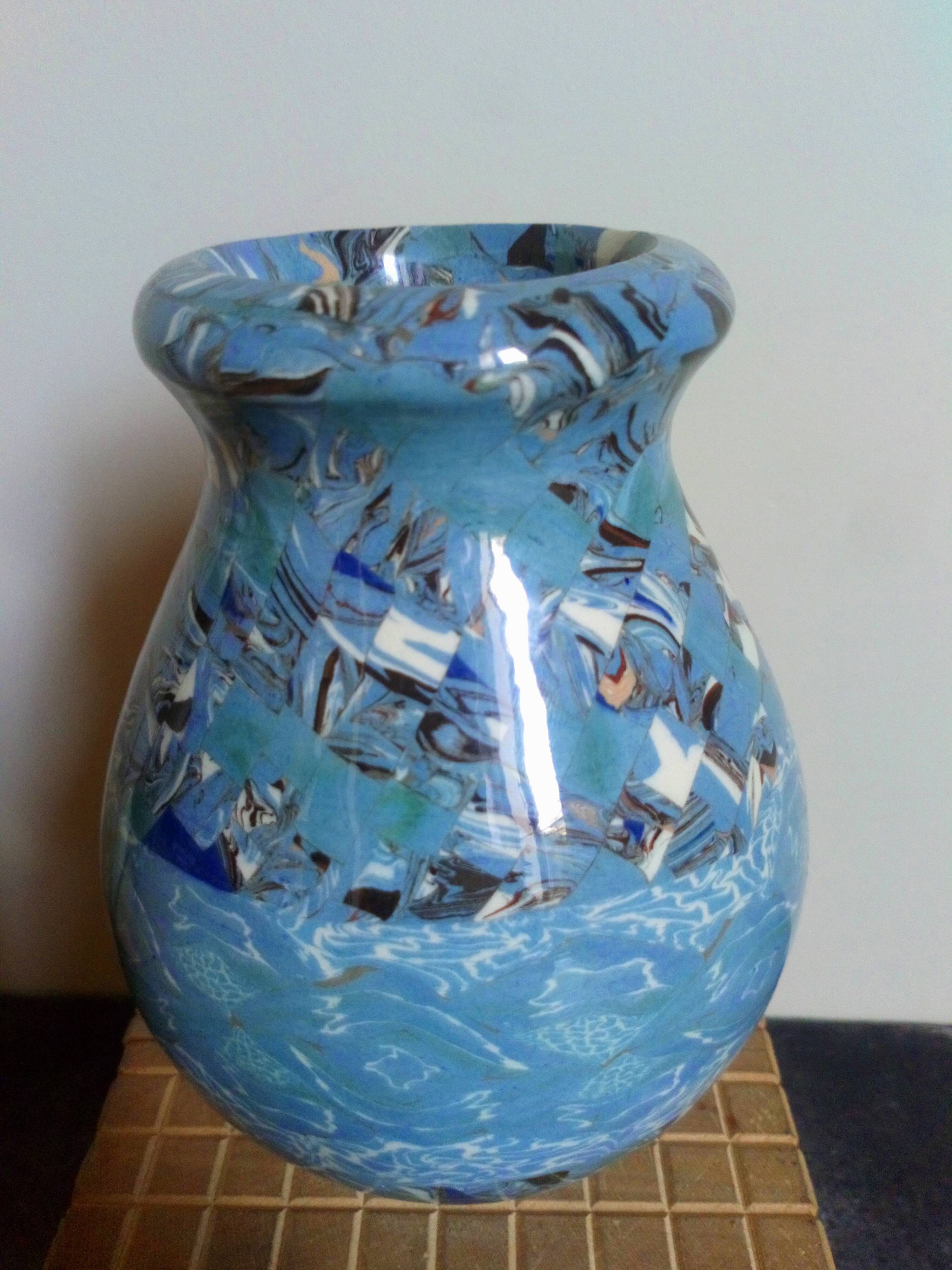 Ceramic vase Gerbino Vallauris