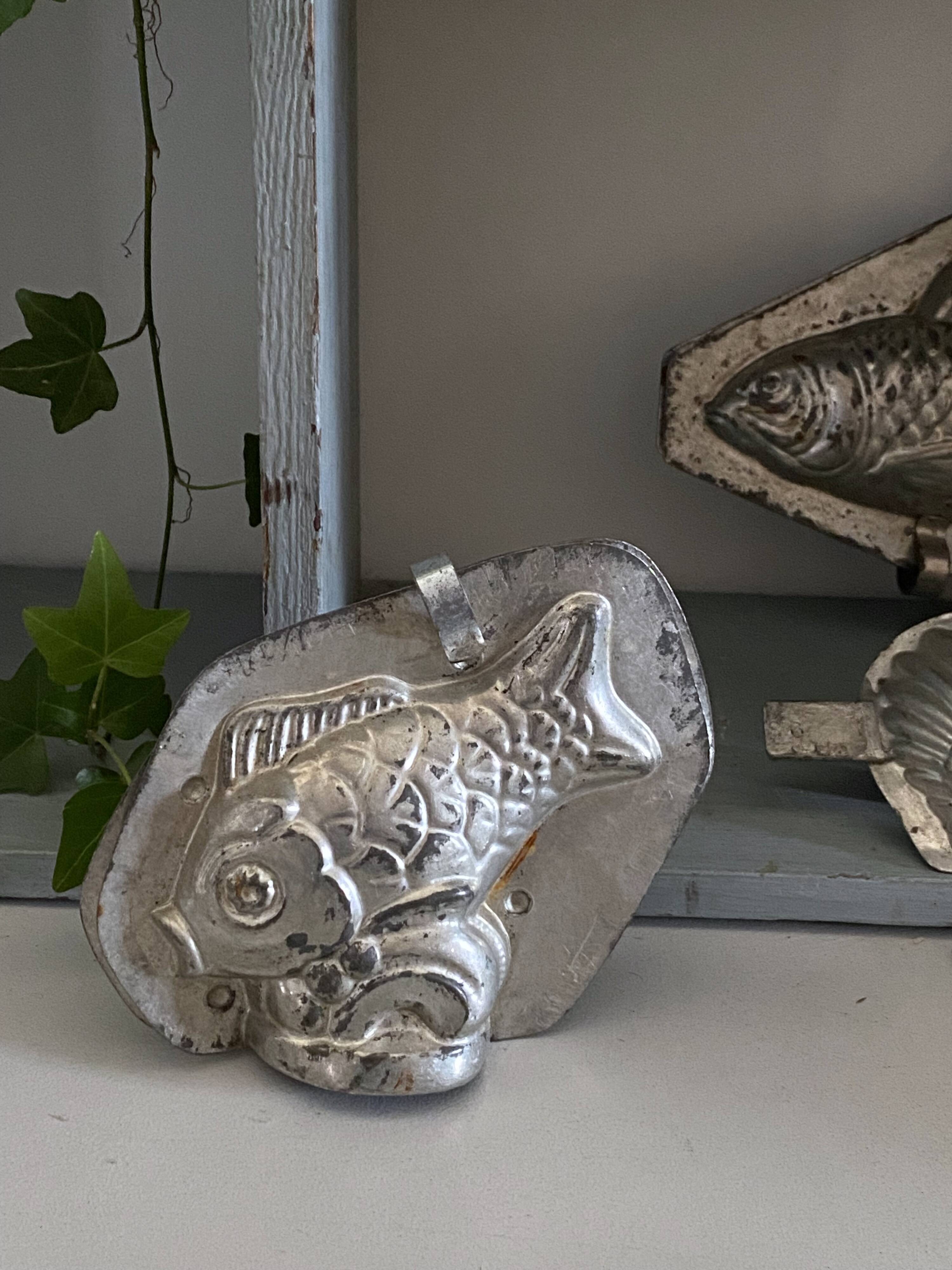 Old “fish” chocolate mold