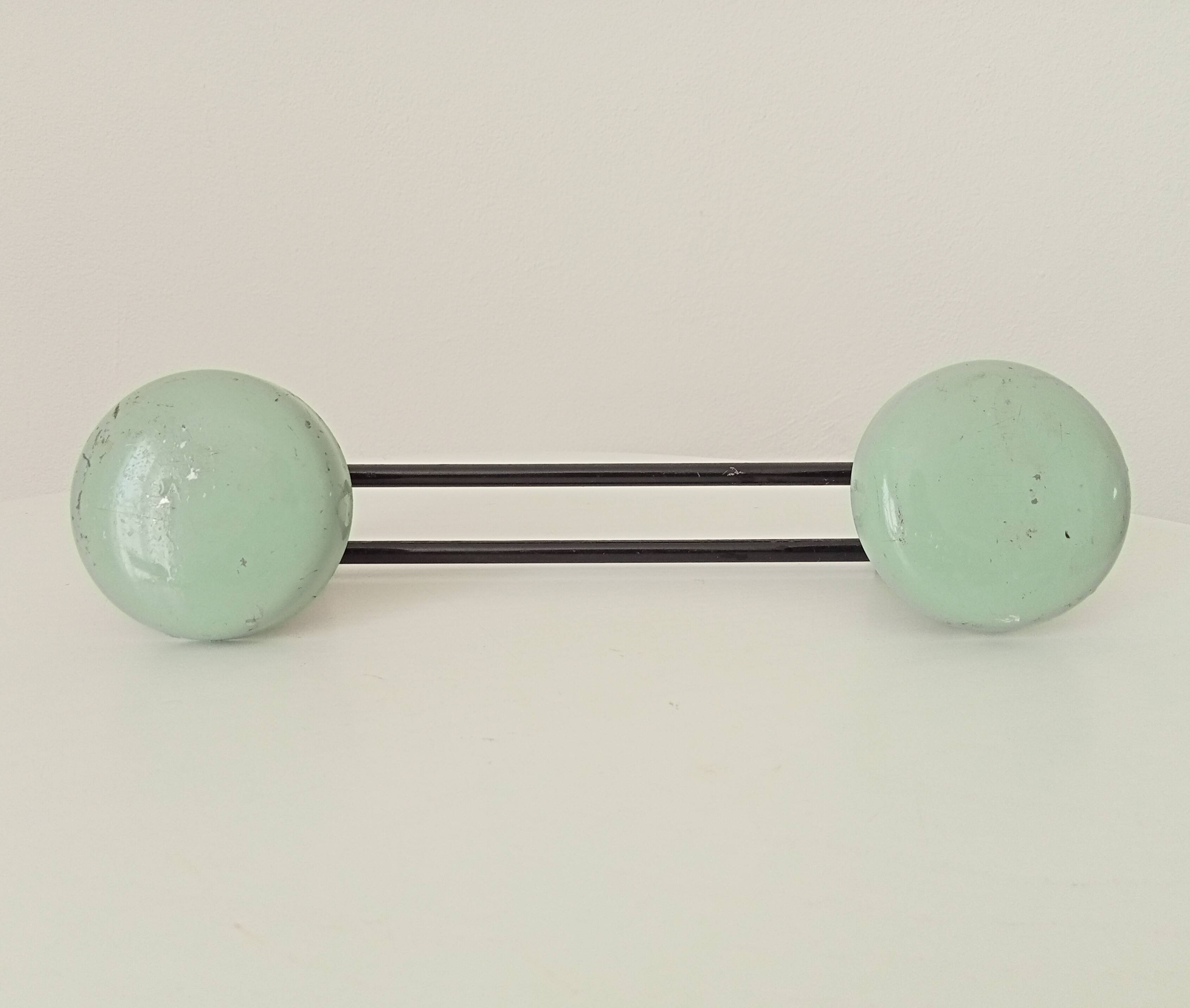 Vintage wall coat rack from the 60s/70s