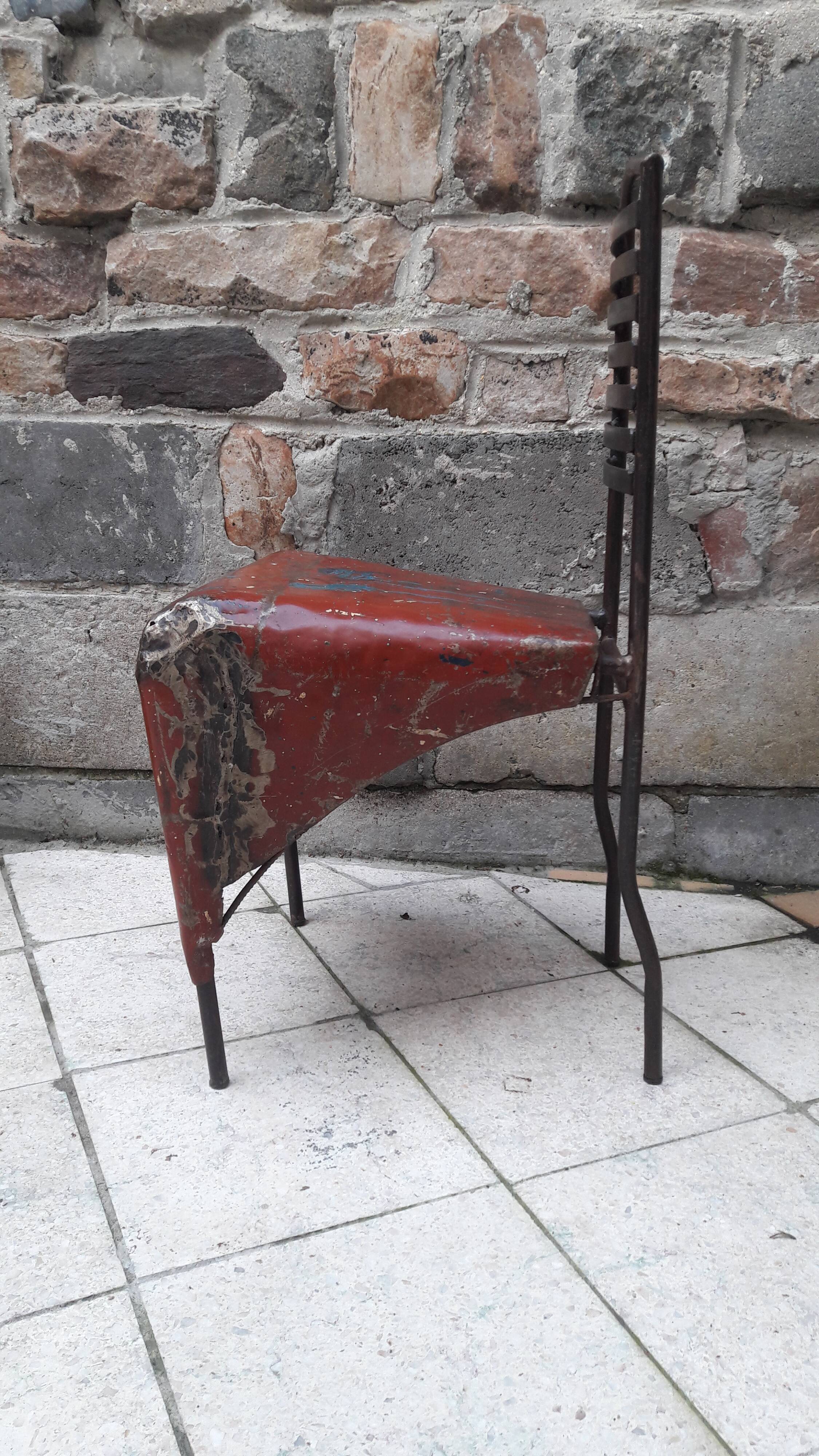 Model chair "tubab fatou" numbered and signed by designer Sari Anttonen