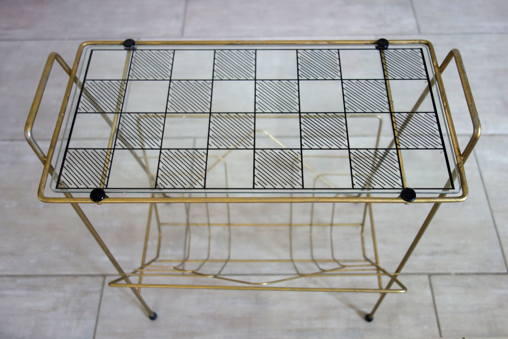 Vintage magazine holder