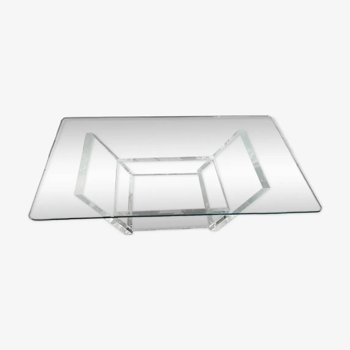 David Lange coffee table 1980. 120x70.