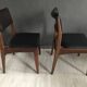 2 x vintage danish dining chairs