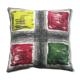 40 cm x 40 cm Cushion cover fabric 50s vintage