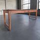 XL vintage solid wood dining table / farmhouse table