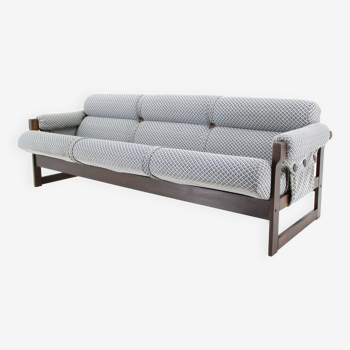 1970s Three Seater Beech Sofa by Hikor, Czechoslovakia