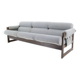 1970s Three Seater Beech Sofa by Hikor, Czechoslovakia