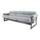 Three-seater beech canapé from the 1970s by Hikor, Czechoslovakia.