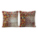 Set of 2 vintage kilim cushion covers 43x46 cm