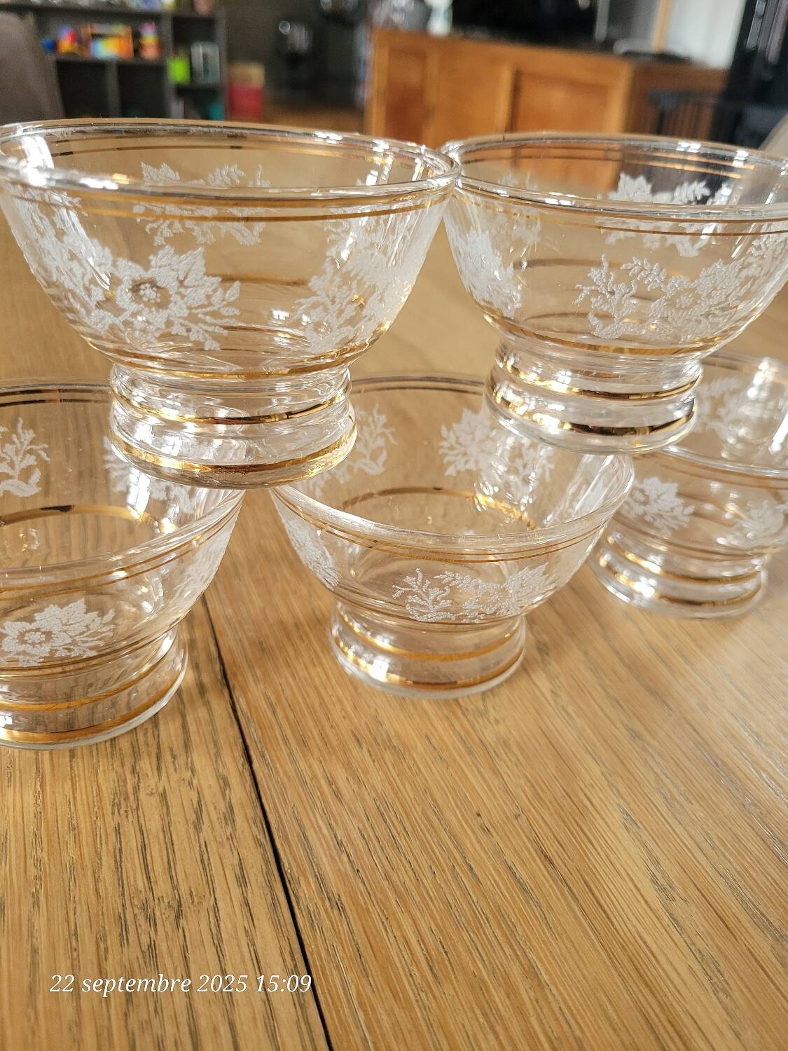5 coupes à champagne anciennes