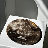 Dish in petrified wood