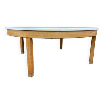 Vintage coffee table 1970 French coffee table Mid-Century