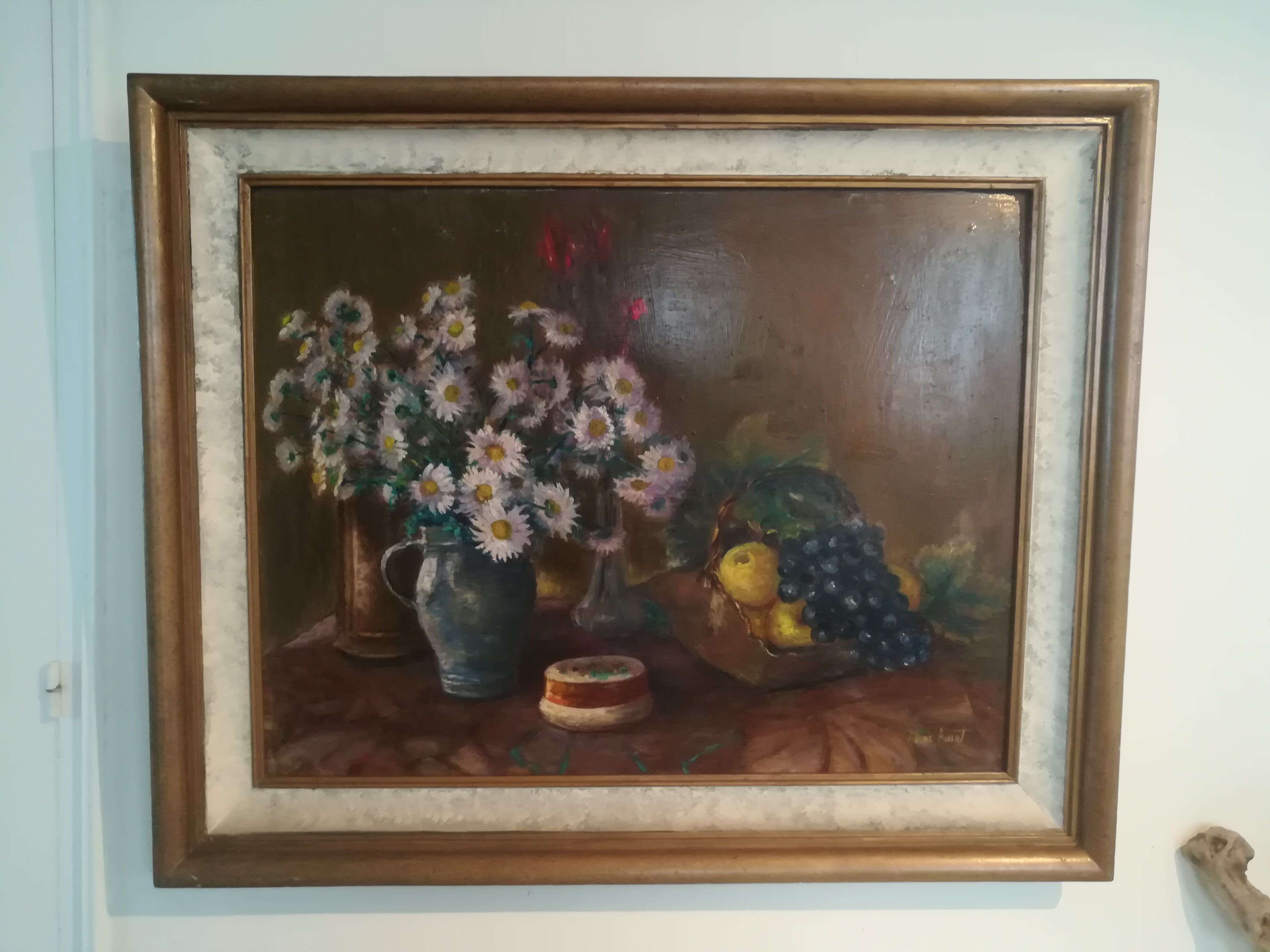 Oil on panel still life