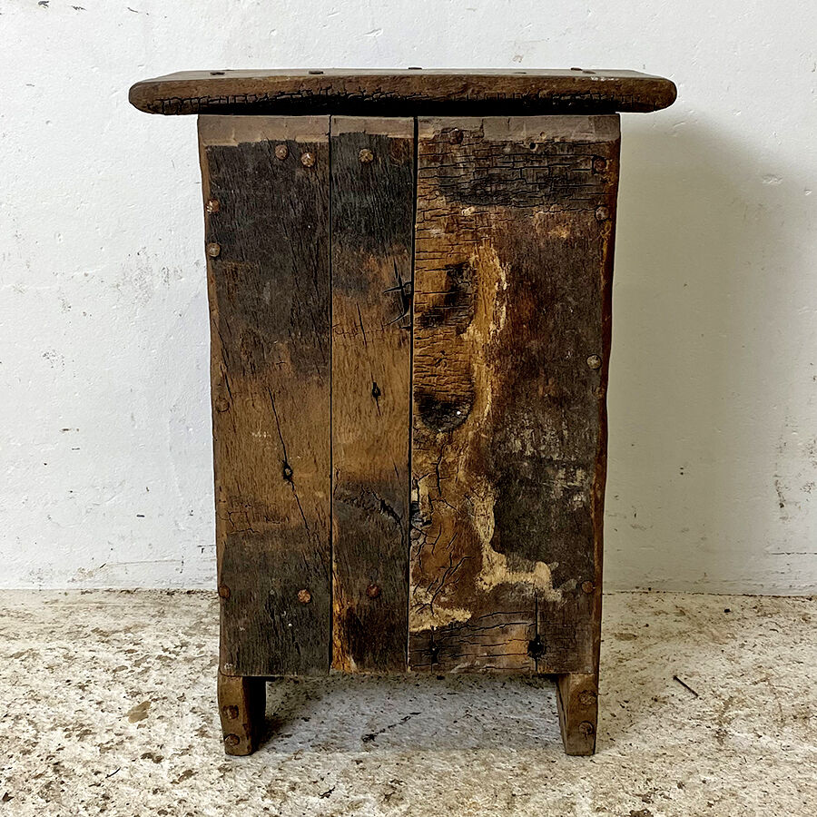 Rustic bedside table