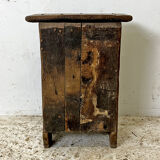 Rustic bedside table