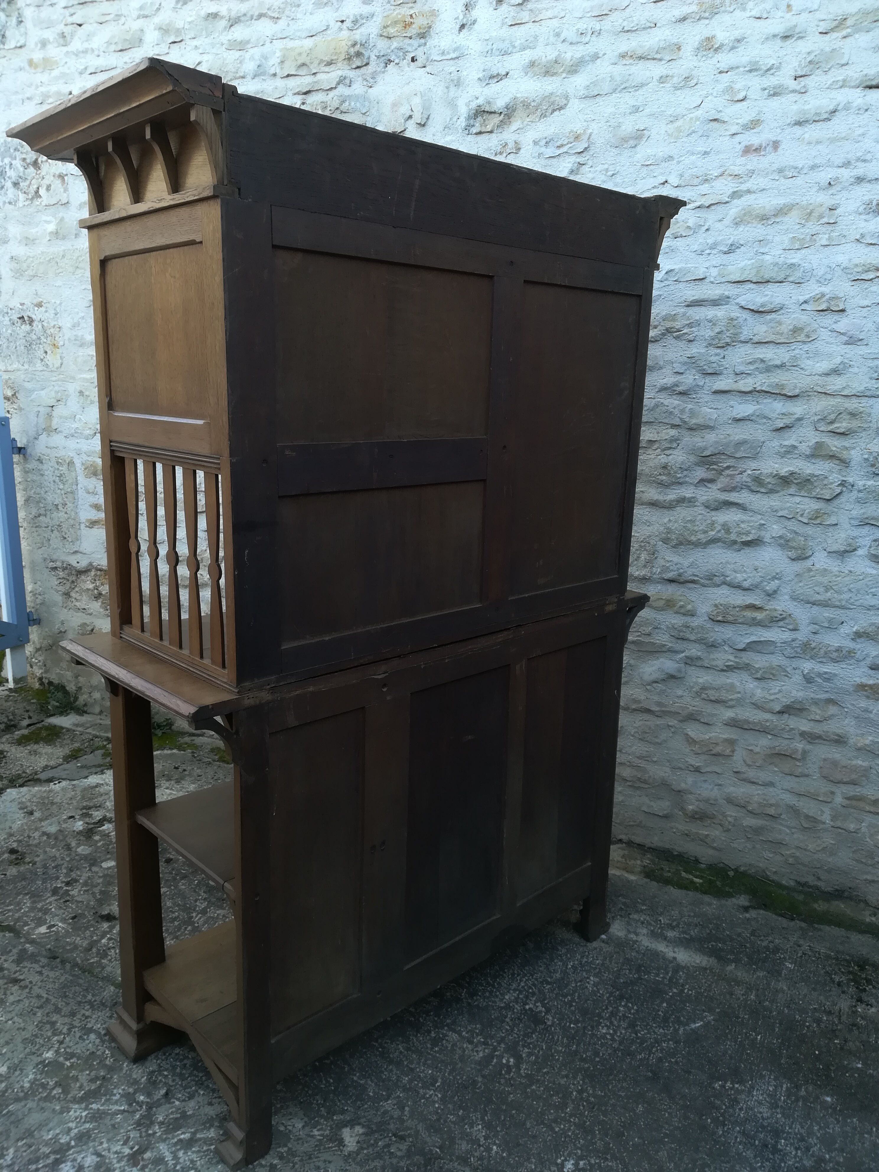 Asymetric art nouveau buffet