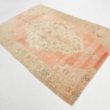 5x8 Peach Red Cream Turkish Rug, 240x164Cm SK 19201