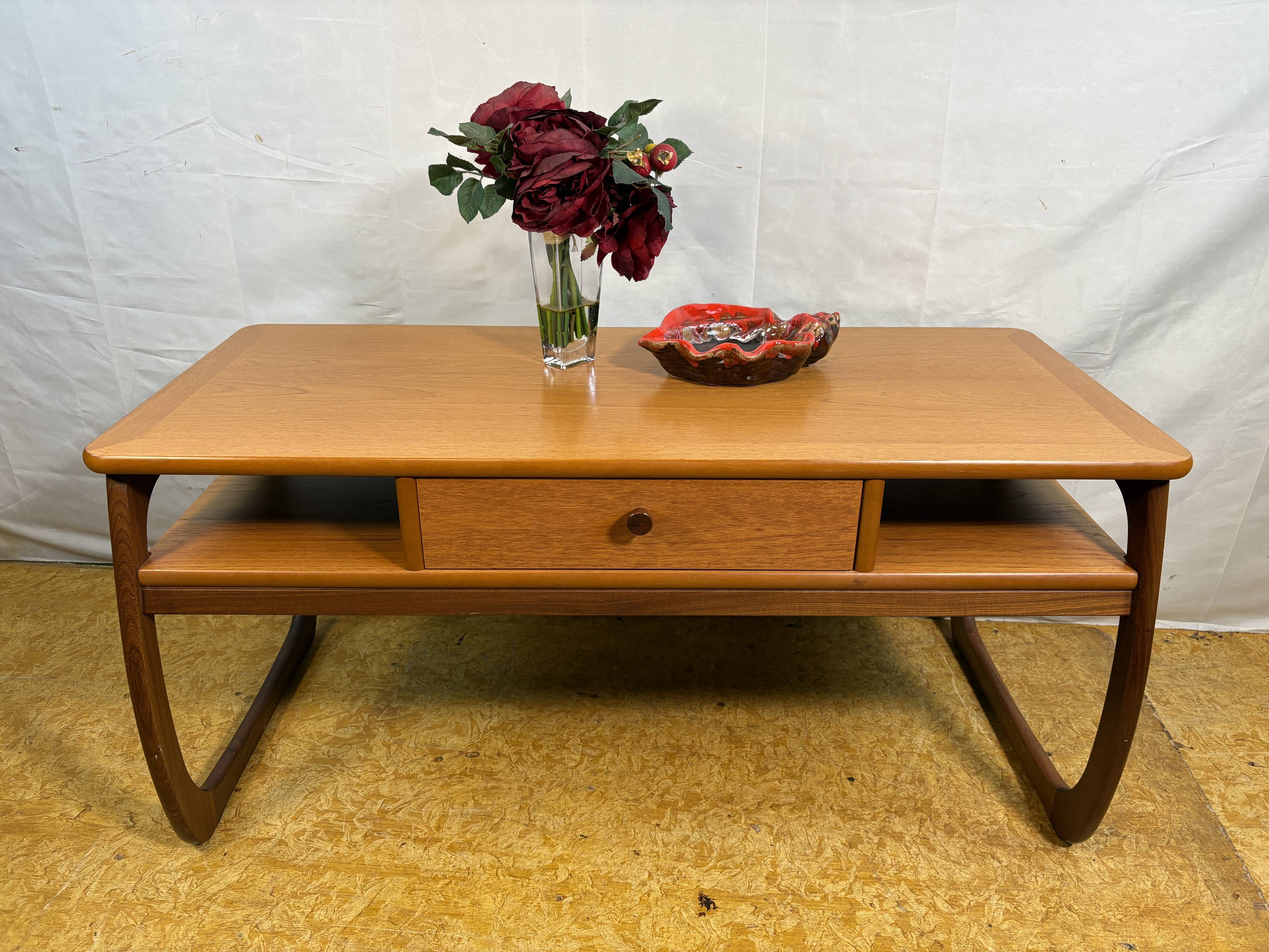 Vintage Parker Knoll Burlington Coffee Table | 1970s | Mid-Century Teak | S