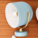 Rare pair of wall sconces, 1950, Scandinavian