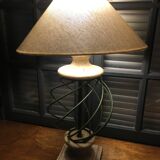 Lampe pierre et métal