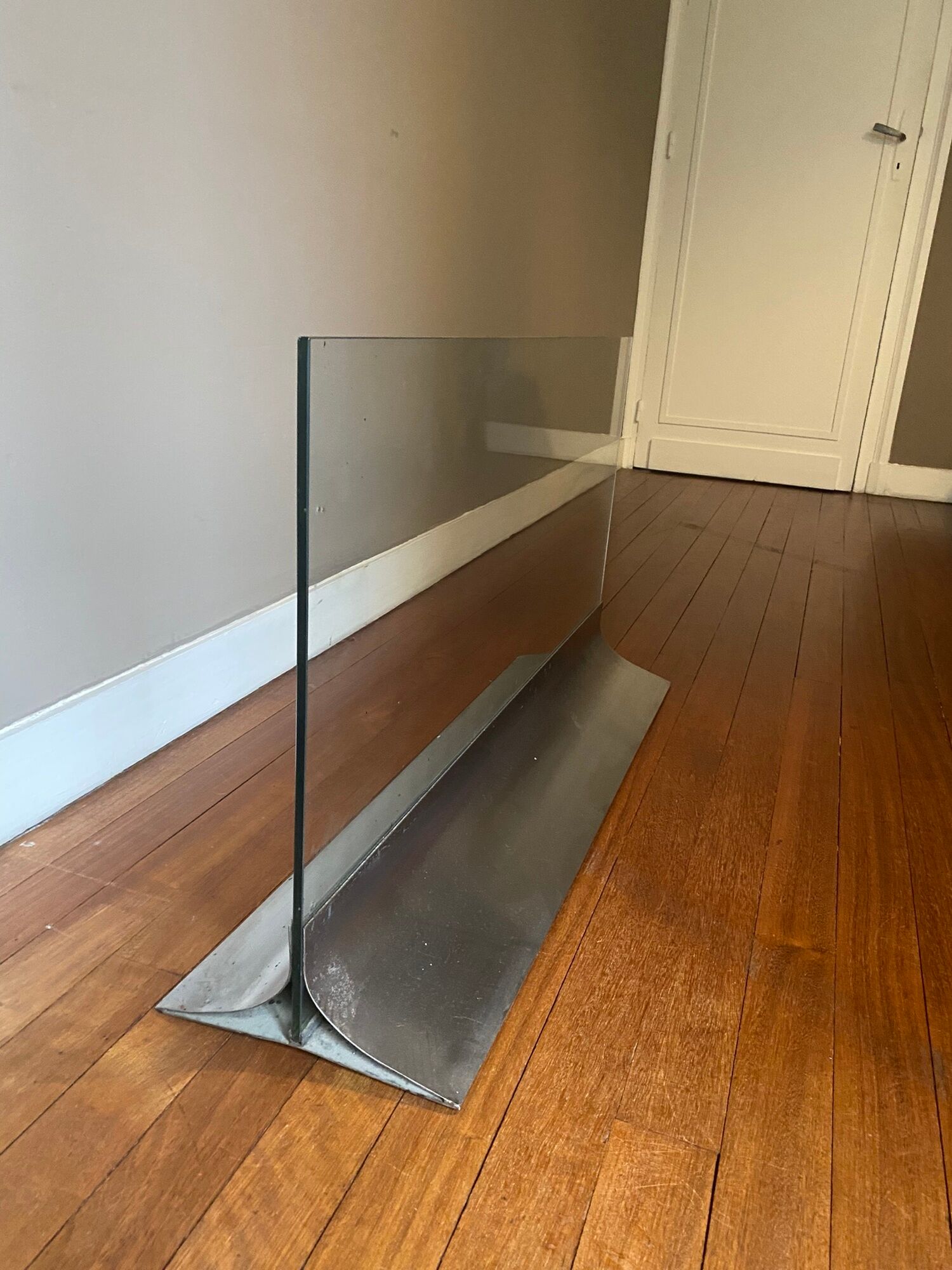 Xavier Feal's glass and steel firewall or spark arrestor