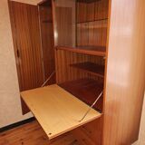 Mahogany-colored teak secretary.