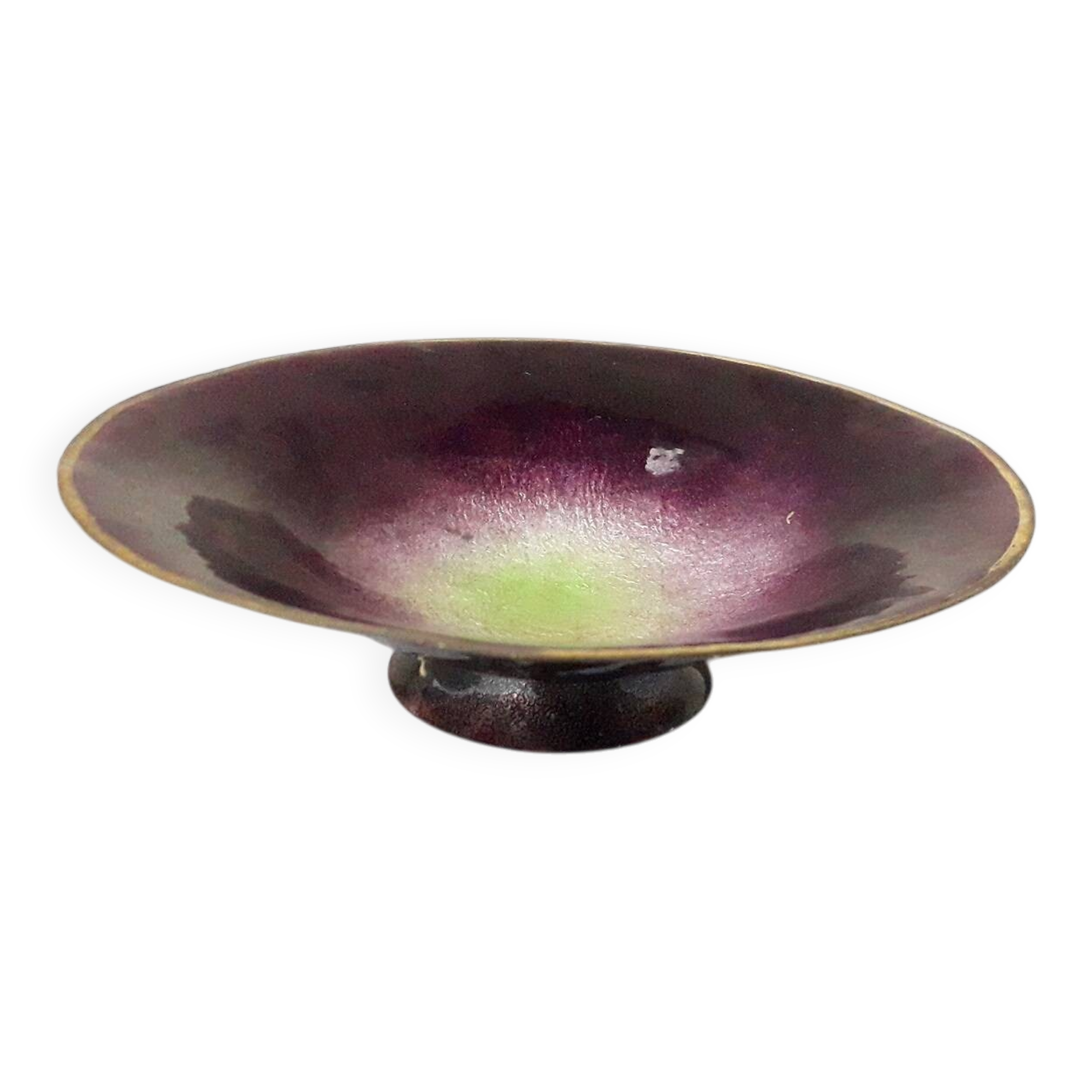 Ashtray bowl in enamel