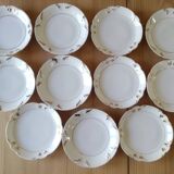 Coffee cups and sugar bowl, Old Paris Empire porcelain, Vve BARES