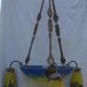 Art Deco glass paste chandelier