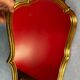 elegant Mirror of eventful shape - Bois Doré Style Louis XV