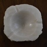 White marble ashtray
