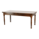 Antique oak dining table from the late 18th century with extendable leaves