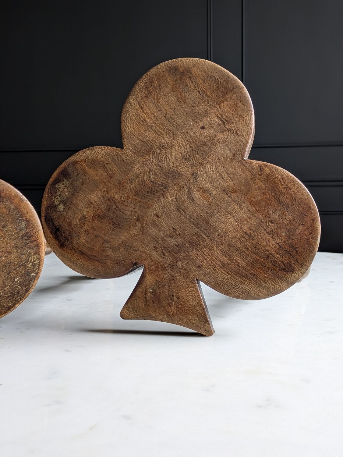 Brutalist tripod stools